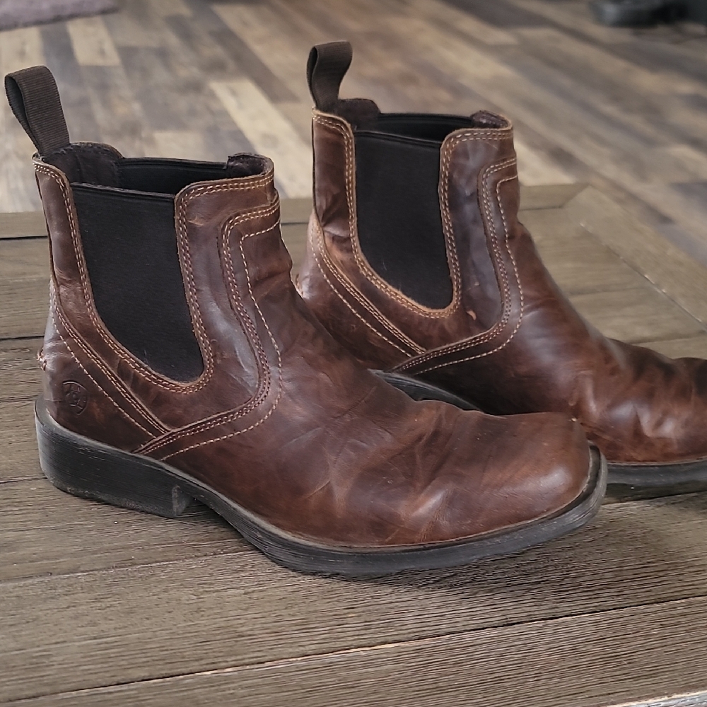 Men's Ariat Brown Leather Boots